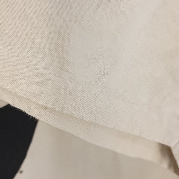 Vtg Beatnik Logo Graphic T-Shirt Men's XL Khaki Tan 90s USA - Picture 9 of 9